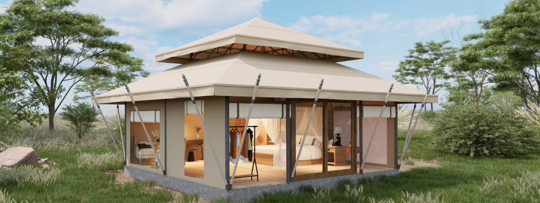 吐鲁番市户外野奢帐篷